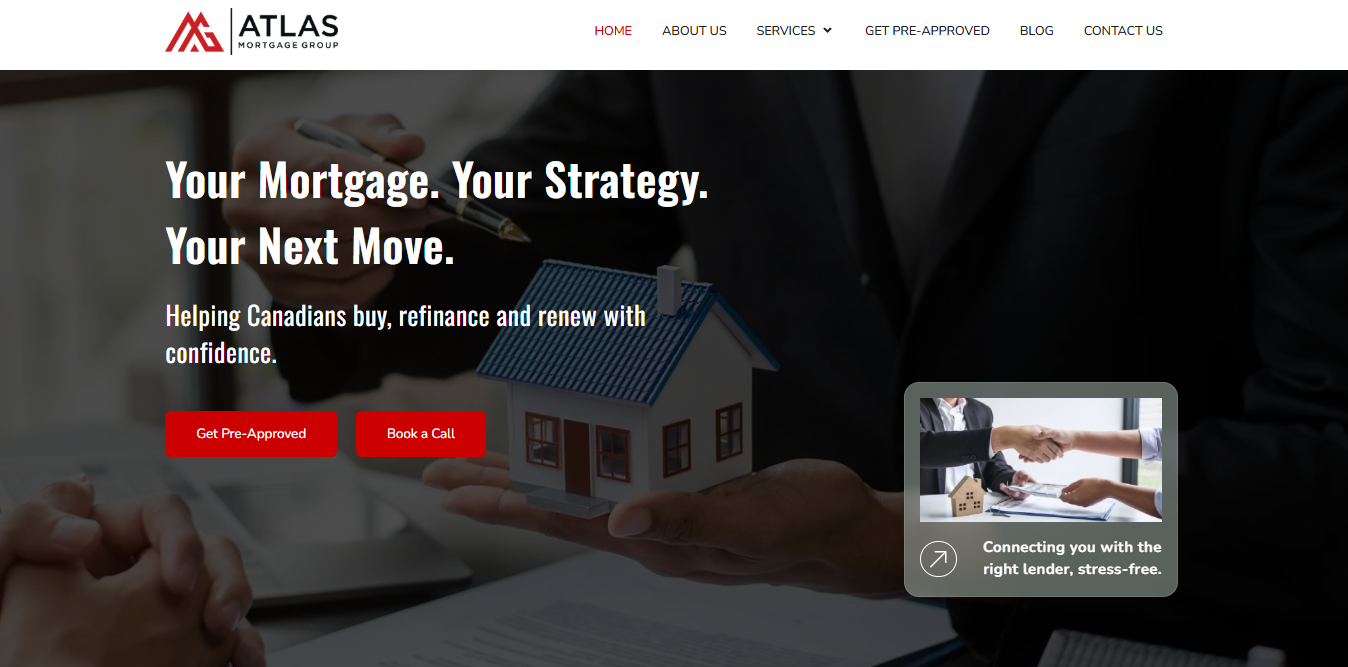 SEO optimization for atlasmortgagegroup.ca